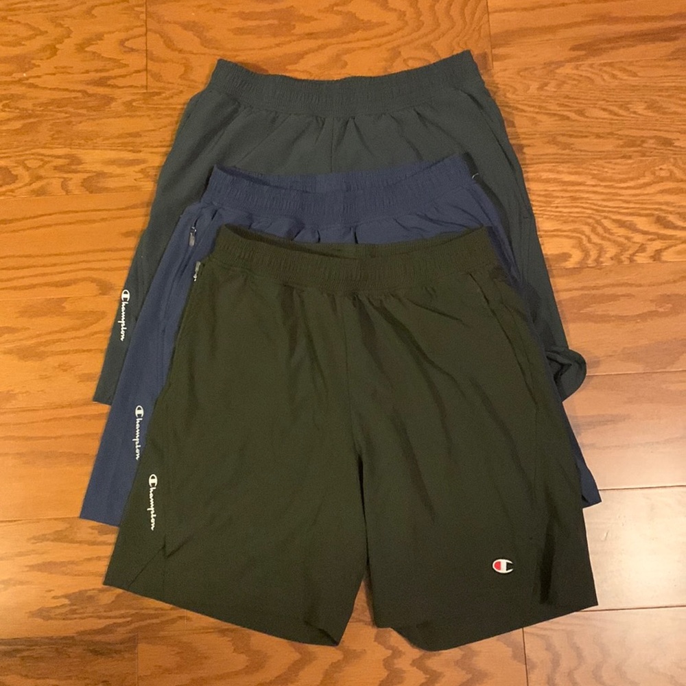 Pack of three Champion shorts with liner